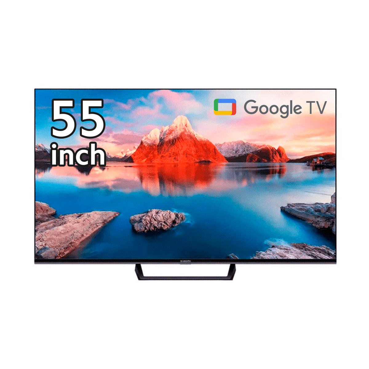 تلفزيون شاومي A برو 55 بوصة، نظام التشغيل Google TV ,  سمارت 4K UHD ، اسود 