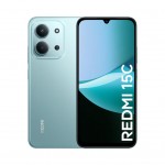 جوال ريدمي 15C 4G ثنائي الشريحة وذاكرة وصول عشوائي سعة 4 جيجابايت وذاكرة تخزين سعة 128 جيجابايت باللون الأخضر النعناعي